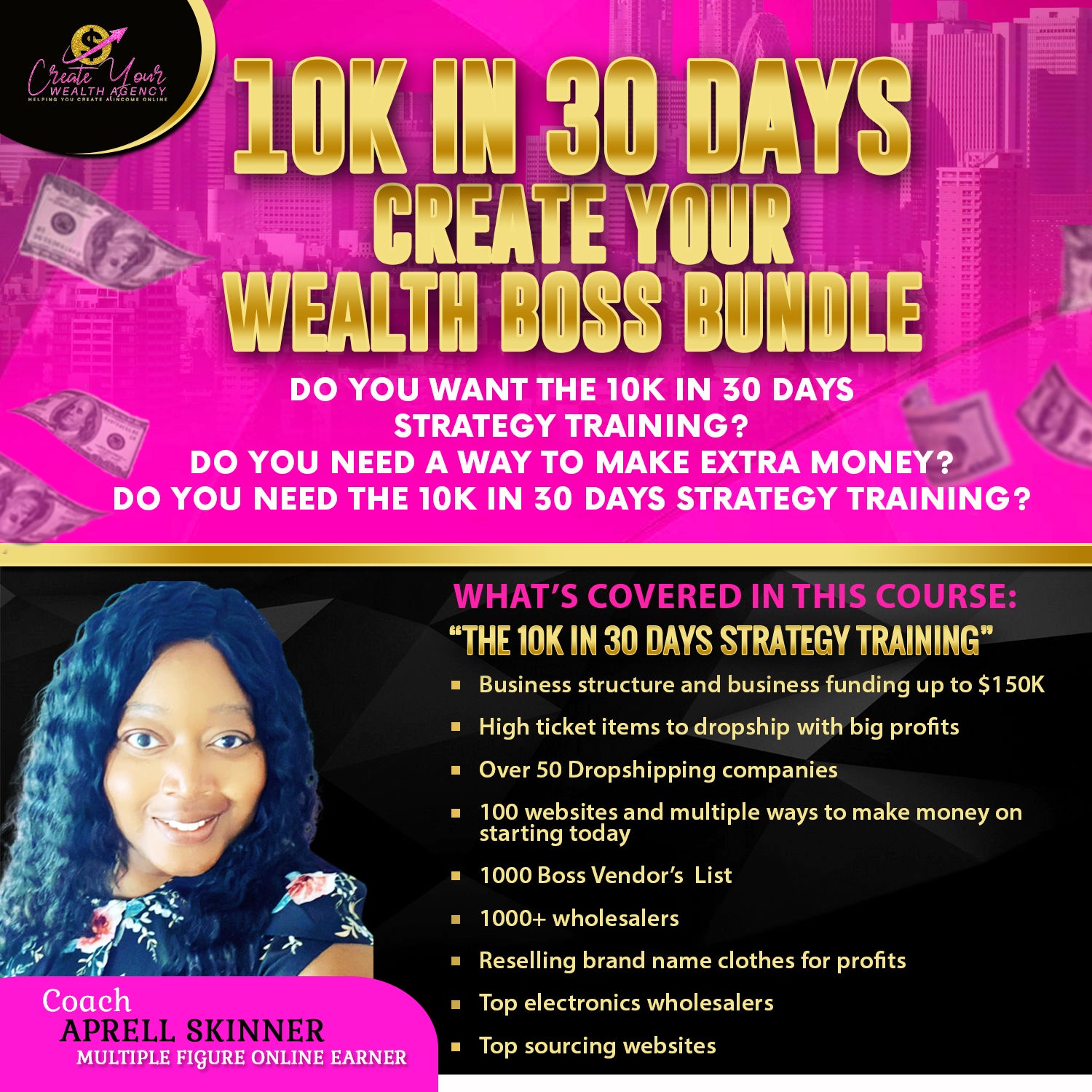 10K in 30 Days Strategy Training & More