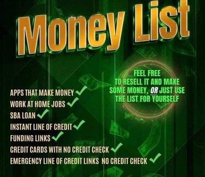 The ULTIMATE MONEY list